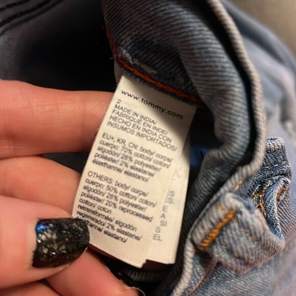 Tommy jeans, distressed, high-rise jeggings  size 26 - Picture 9 of 9